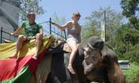 Sri Lanka Happy Holidys Elephant ride 