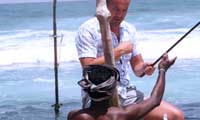 Srilanka Happy Holidys stilt fishing 